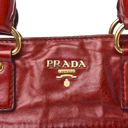 Prada Vitello Shine Tote Rubino 11 of 11
