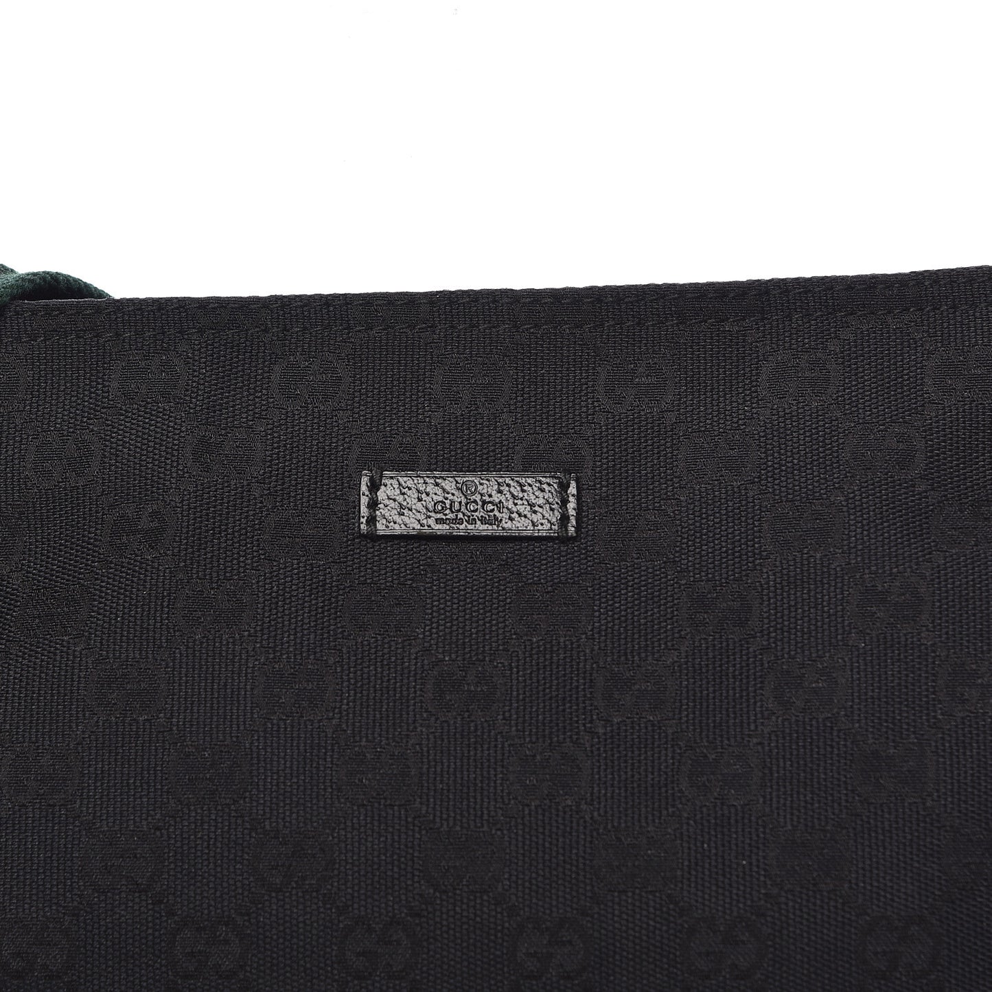 Monogram Web Small Flat Messenger Crossbody Black