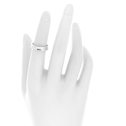 Tiffany Sterling Silver Narrow 1837 Band Ring 49 4.75 2 of 4