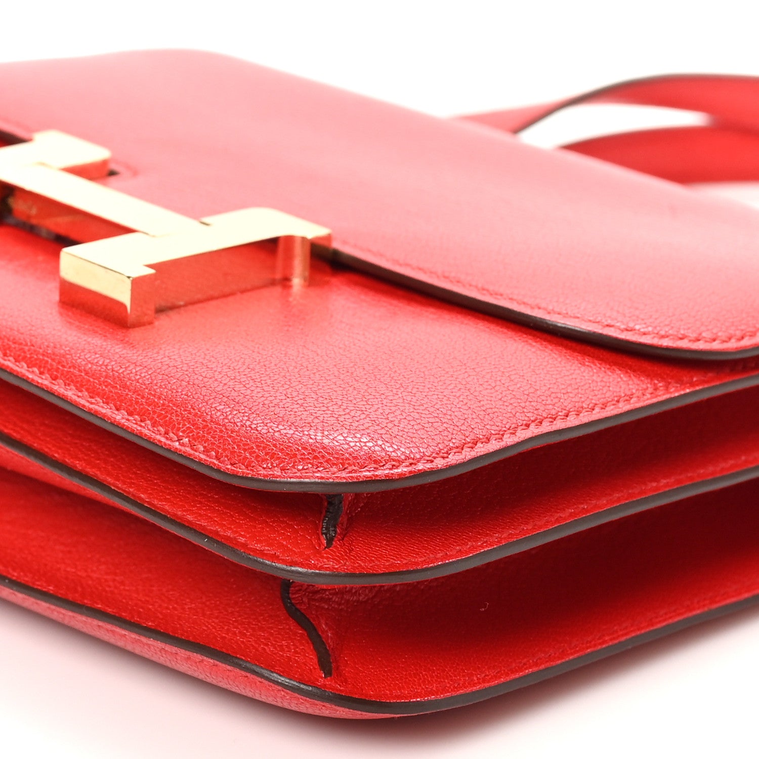 Hermes Chevre Mysore Constance 18 Rouge De Coeur 1682275