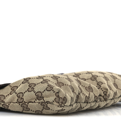 Gucci GG Monogram Double Pocket Belt Bag Dark Brown 9 of 10