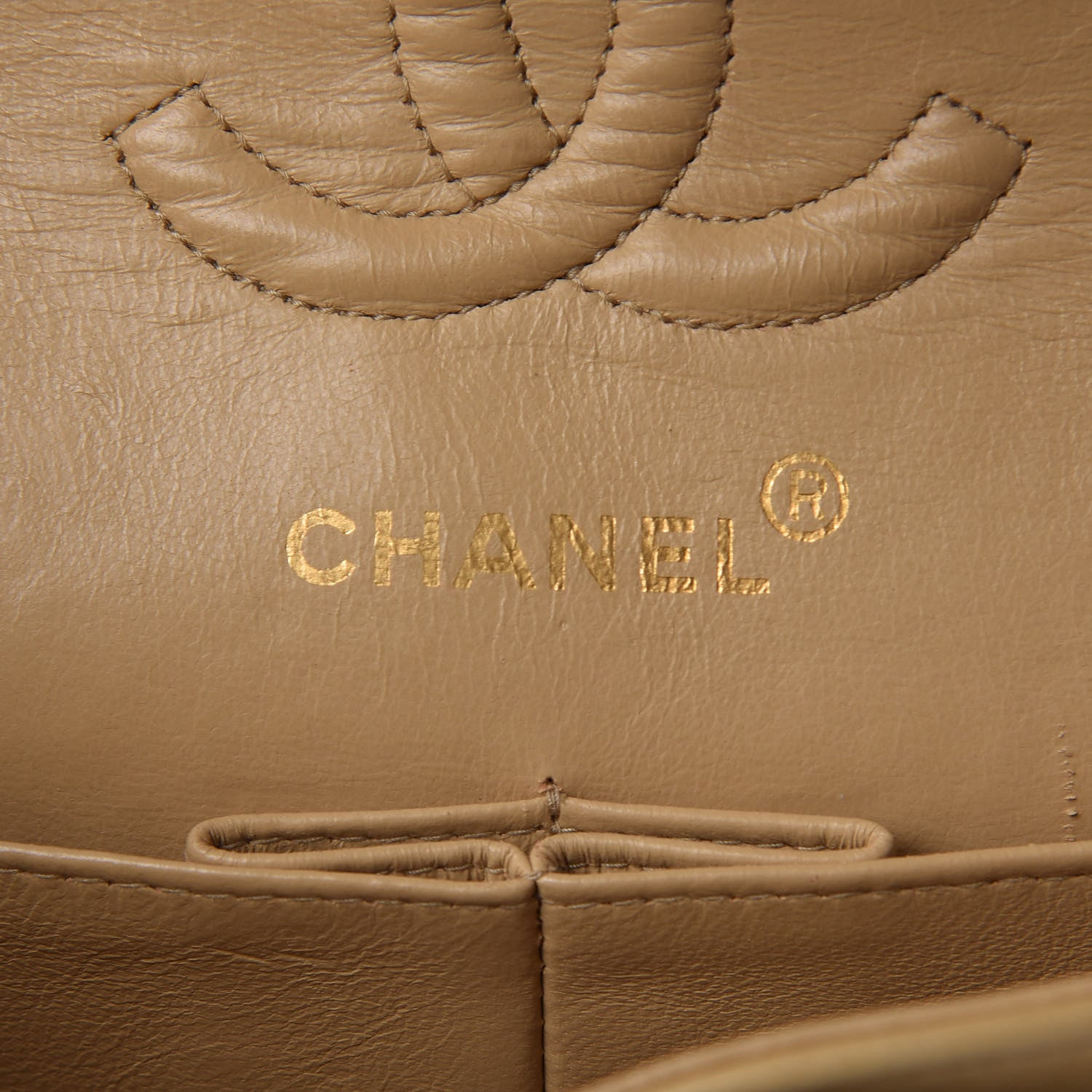 Chanel Lambskin Quilted Small Double Flap Beige 6 of 20