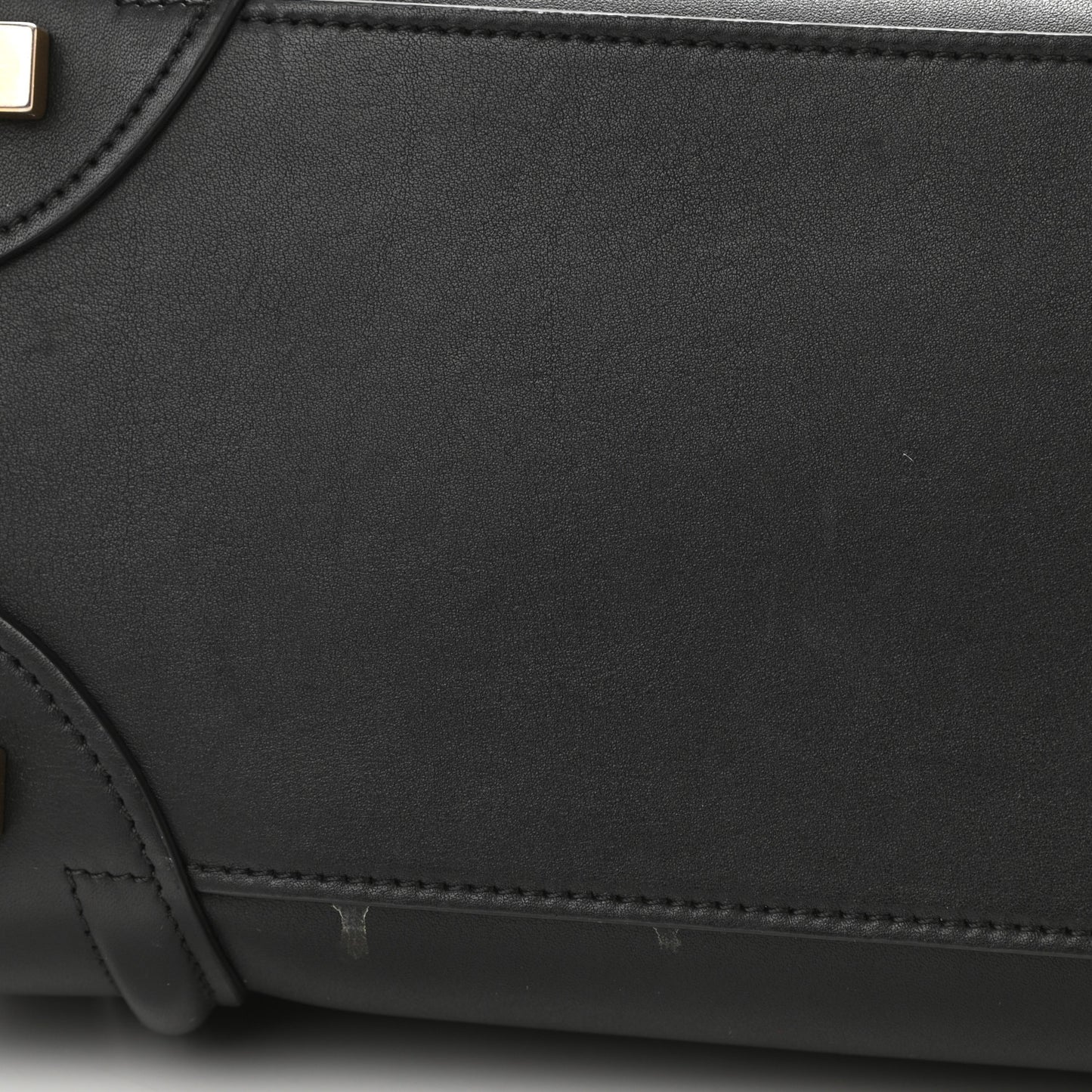 Smooth Calfskin Micro Luggage Black