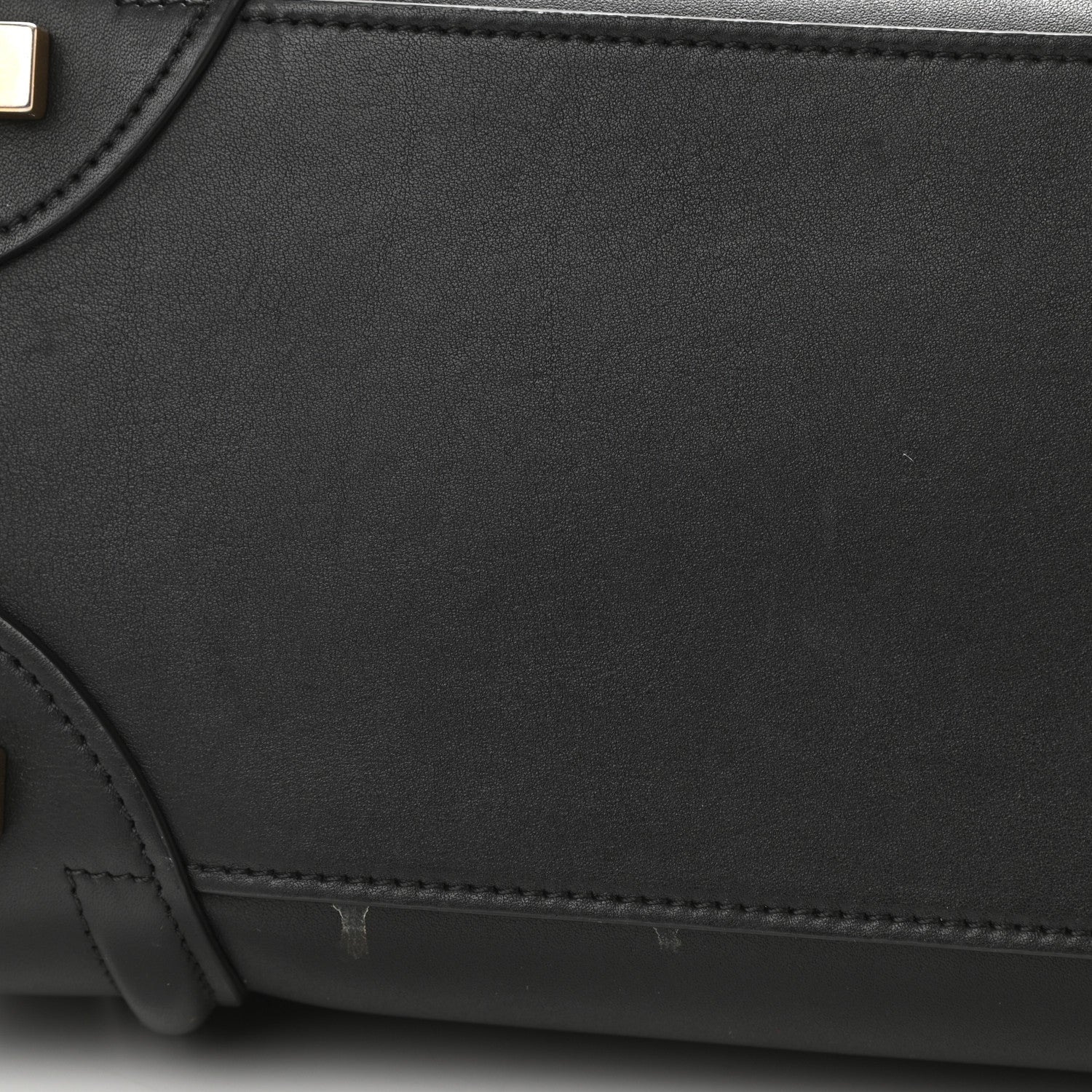 Celine Smooth Calfskin Micro Luggage Black 8 of 8
