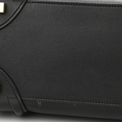Celine Smooth Calfskin Micro Luggage Black 8 of 8