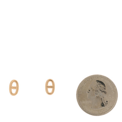 Hermes 18K Rose Gold TPM Farandole Stud Earrings 2 of 4