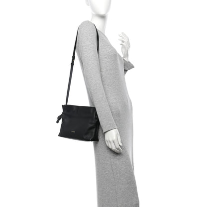 Loewe Calfskin Mini Flamenco Knot Clutch Black 2 of 10