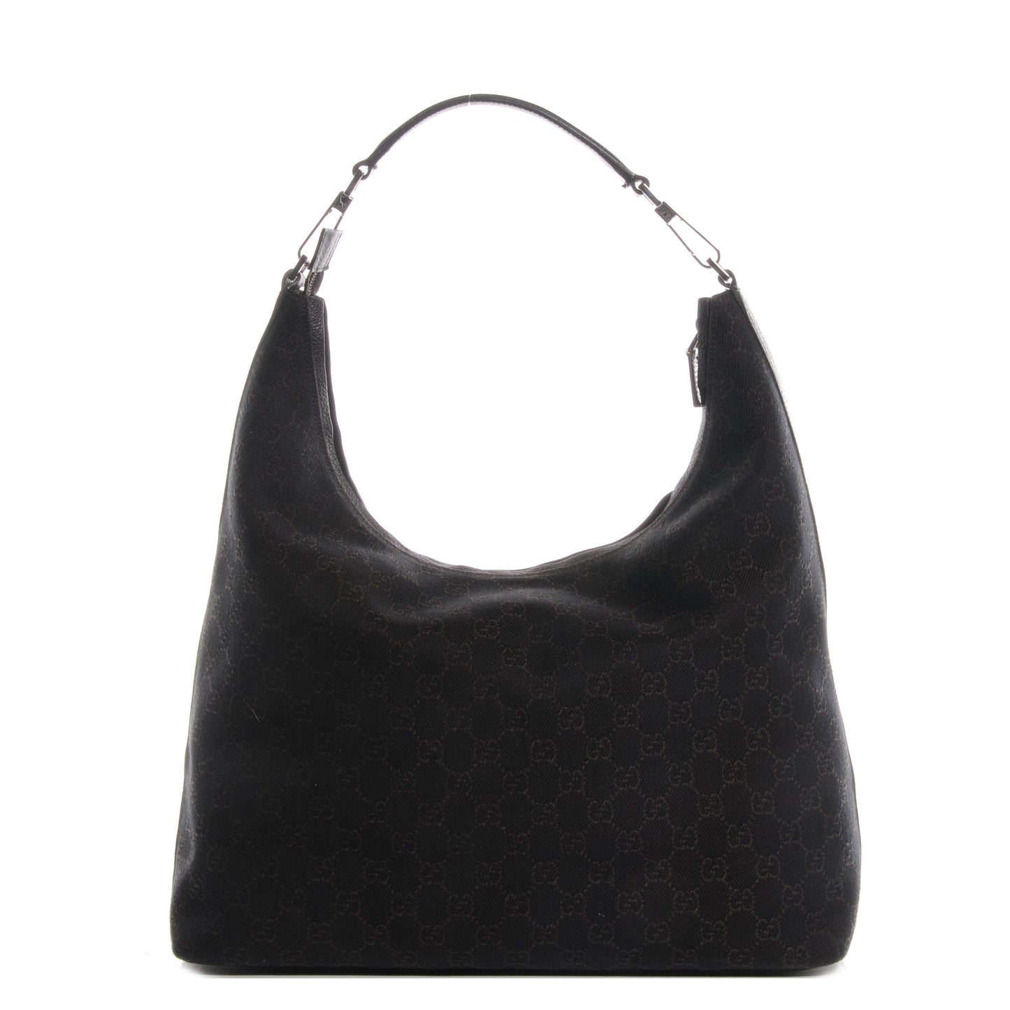 Denim Monogram Hobo Dark Brown