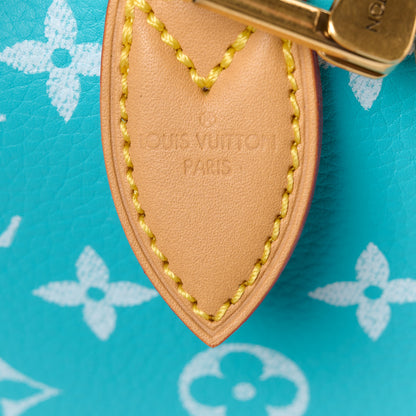 Louis Vuitton Calfskin Monogram Speedy P9 Bandouliere 25 Turquoise 13 of 17