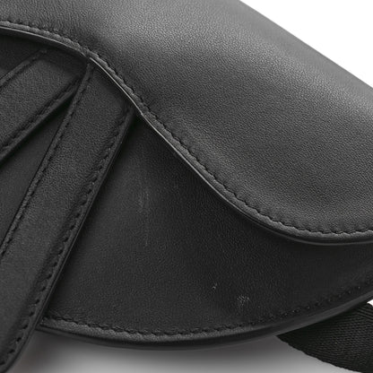 Christian Dior Ultra Matte Calfskin Saddle Belt Bag Black 8 of 10