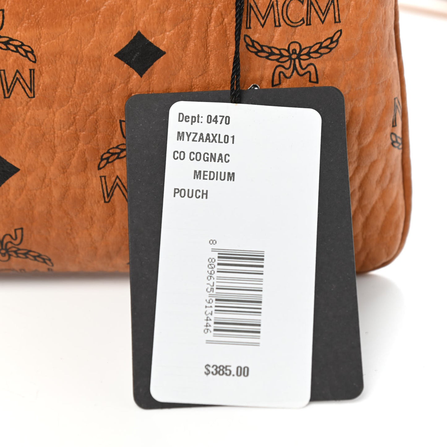 Visetos Medium Crossbody Pouch Cognac Yellow