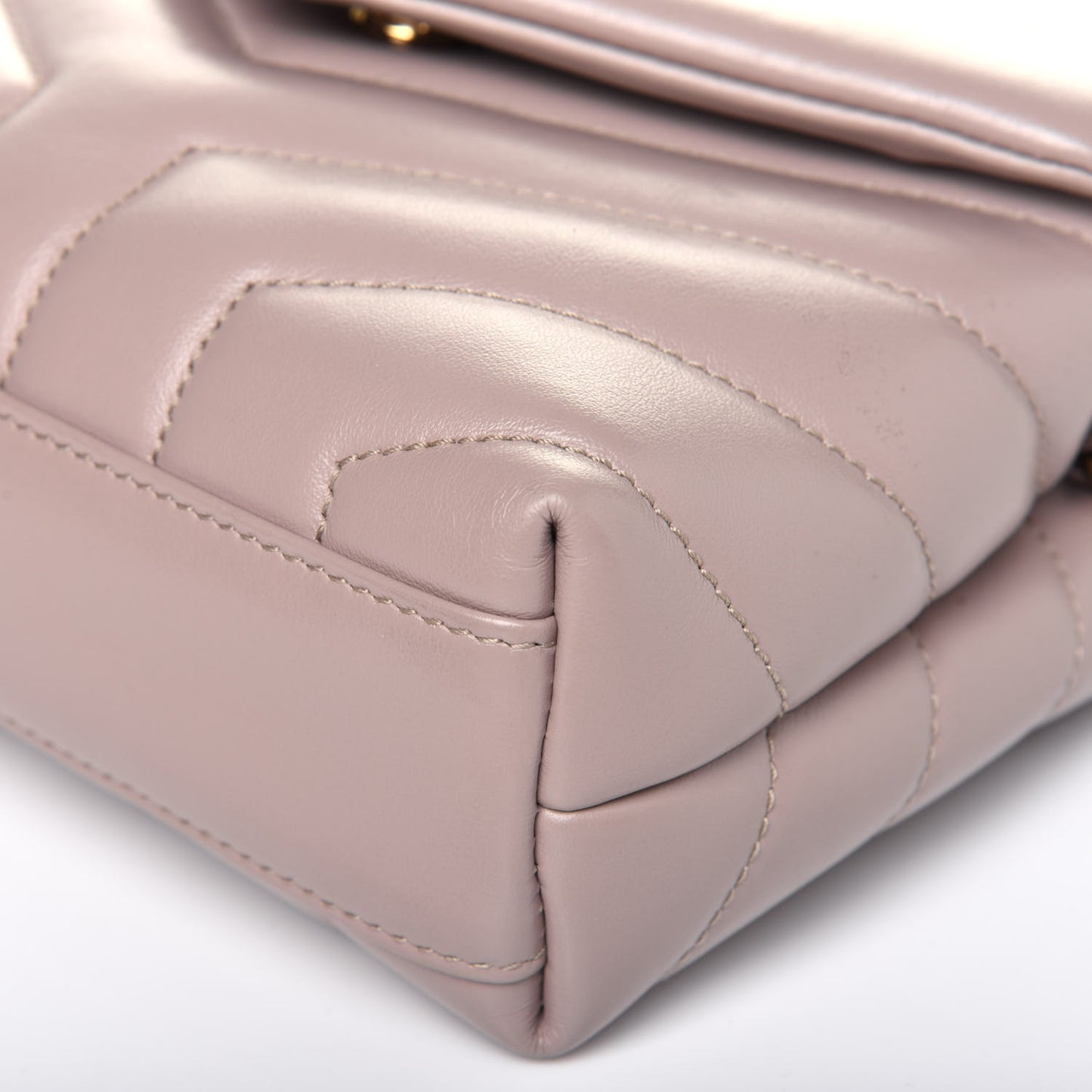 Calfskin Y Quilted Monogram Toy Loulou Crossbody Bag Light Natural