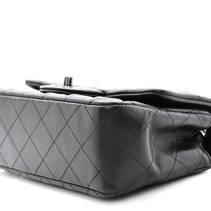 Chanel Lambskin Quilted Mini Rectangular Flap So Black 10 of 11