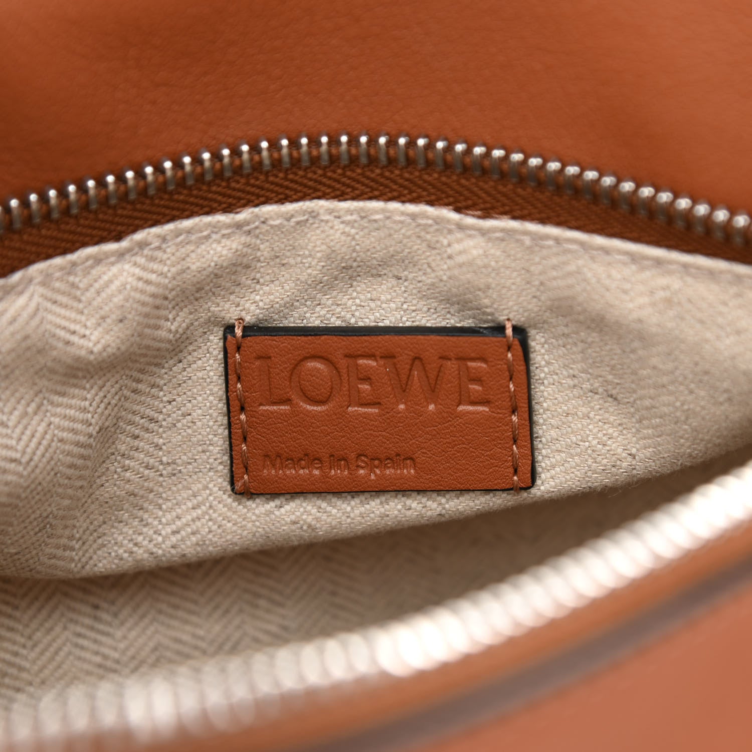 Loewe Calfskin Small Puzzle Bag Tan 6 of 9