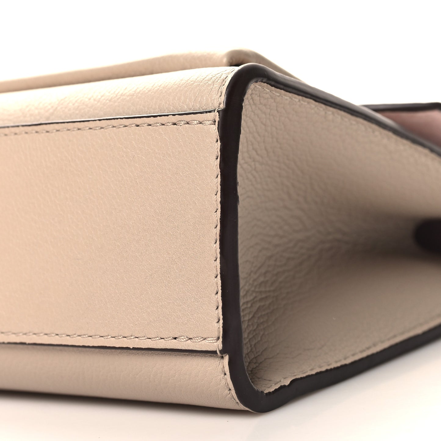 Soft Calfskin Mylockme Chain Bag BB Greige