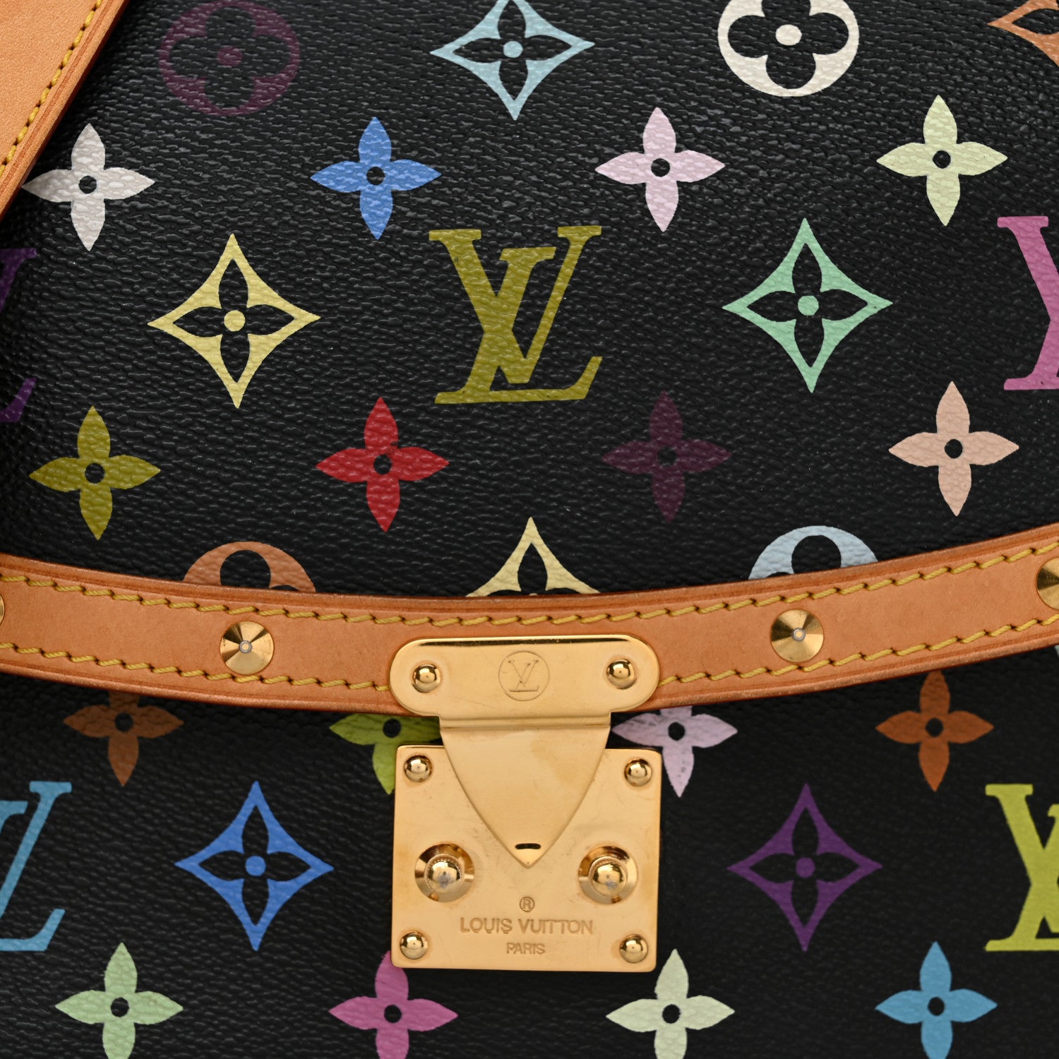 Louis Vuitton Monogram Multicolor Sologne Black 8 of 11