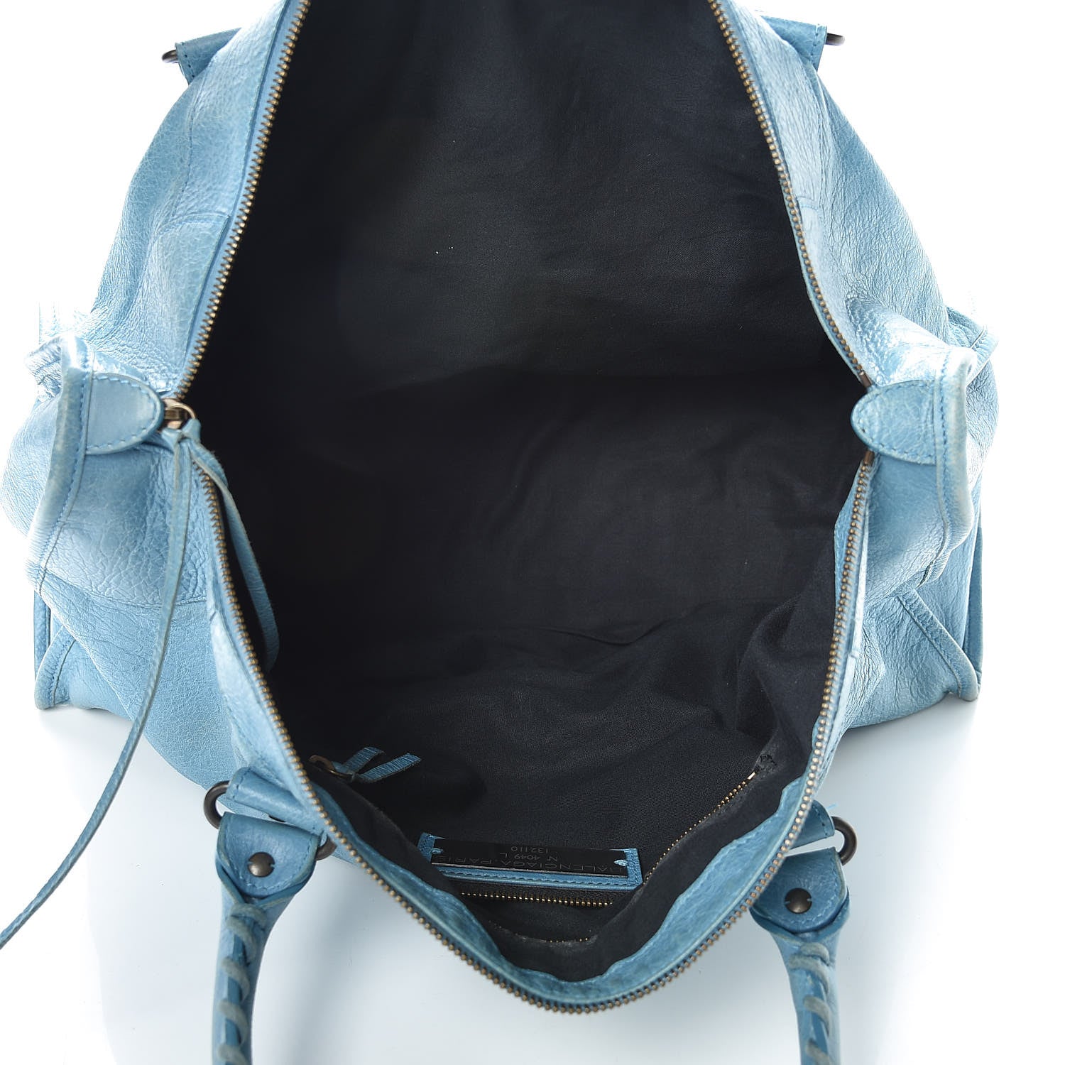 Balenciaga Agneau Classic Hardware Work Bleu Indigo 5 of 20