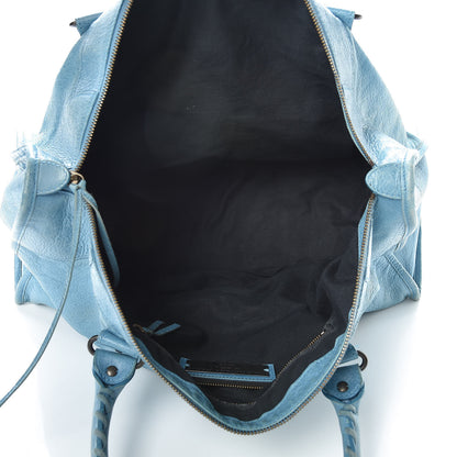 Balenciaga Agneau Classic Hardware Work Bleu Indigo 5 of 20