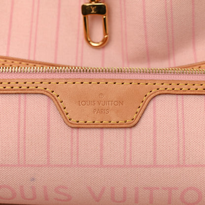 Louis Vuitton Damier Azur Neo Neverfull GM Rose Ballerine 7 of 12