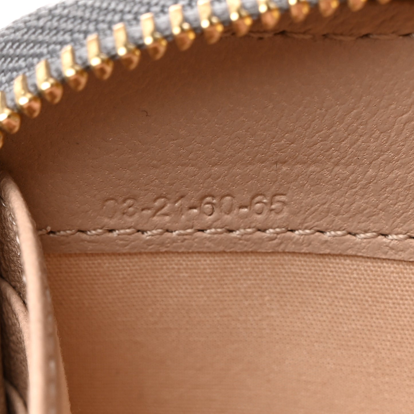 Calfskin Marcie Long Zip Around Wallet Cashmere Grey