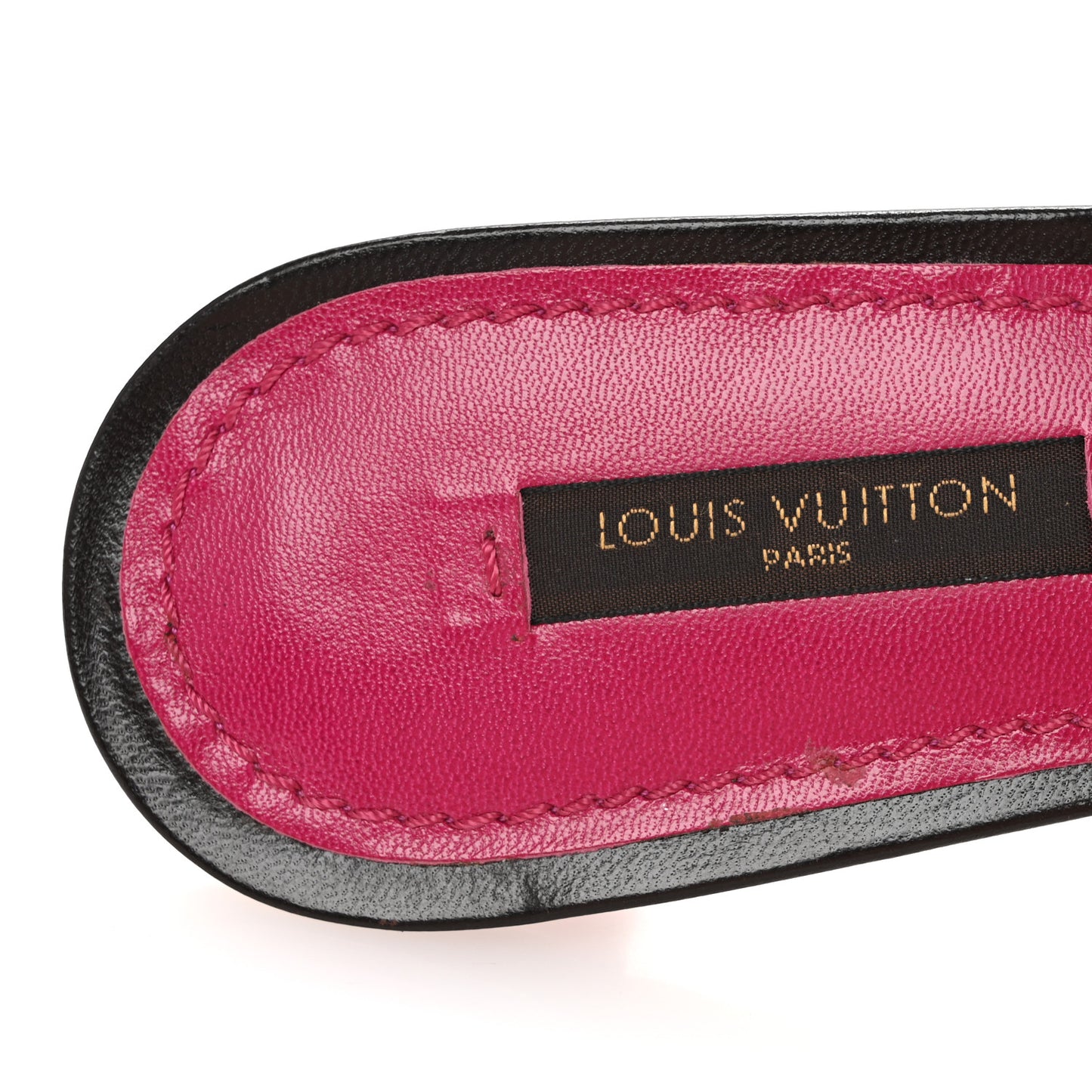 Monogram Open Toe Mule 39 Fuschia