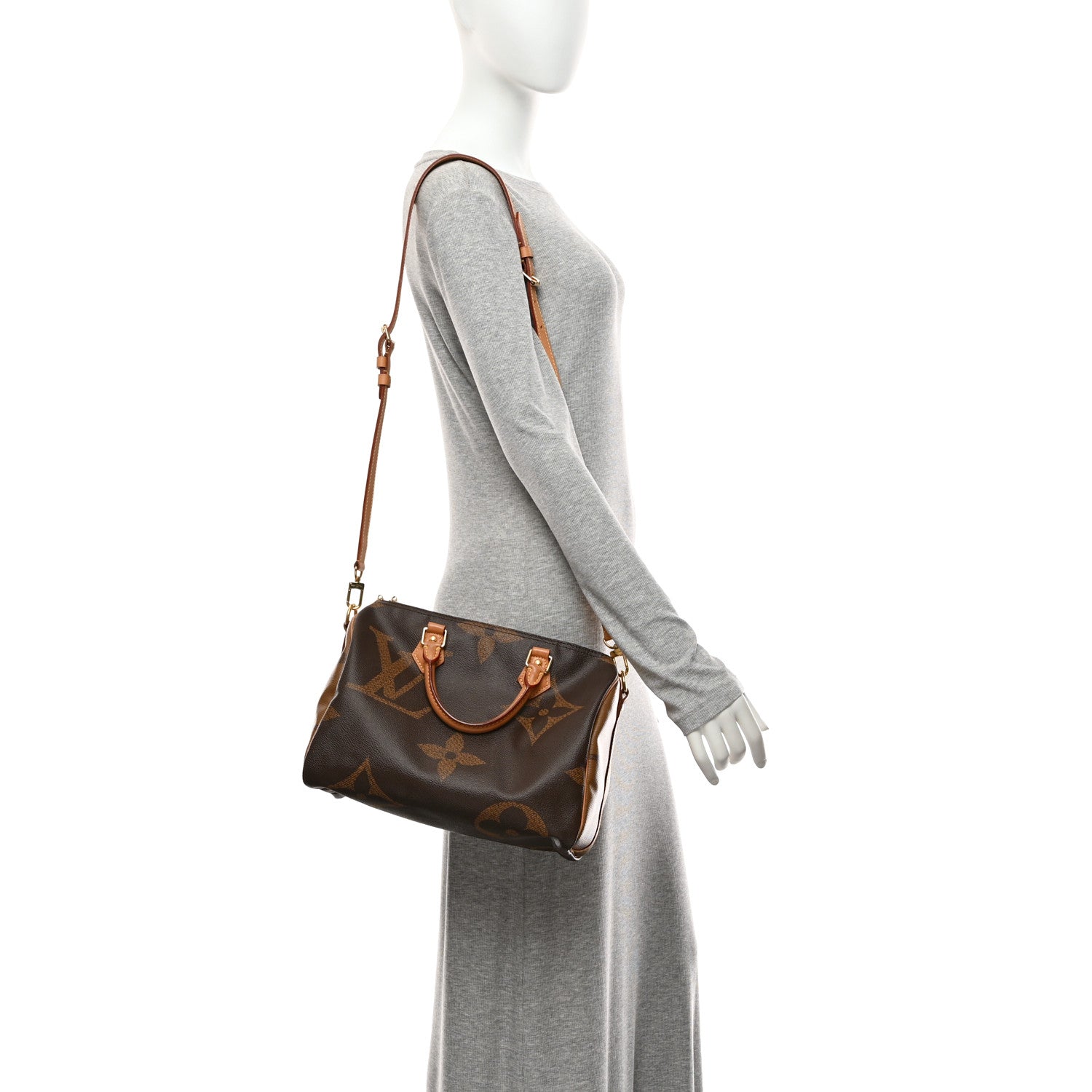 Louis Vuitton Reverse Monogram Giant Speedy Bandouliere 30 2 of 10