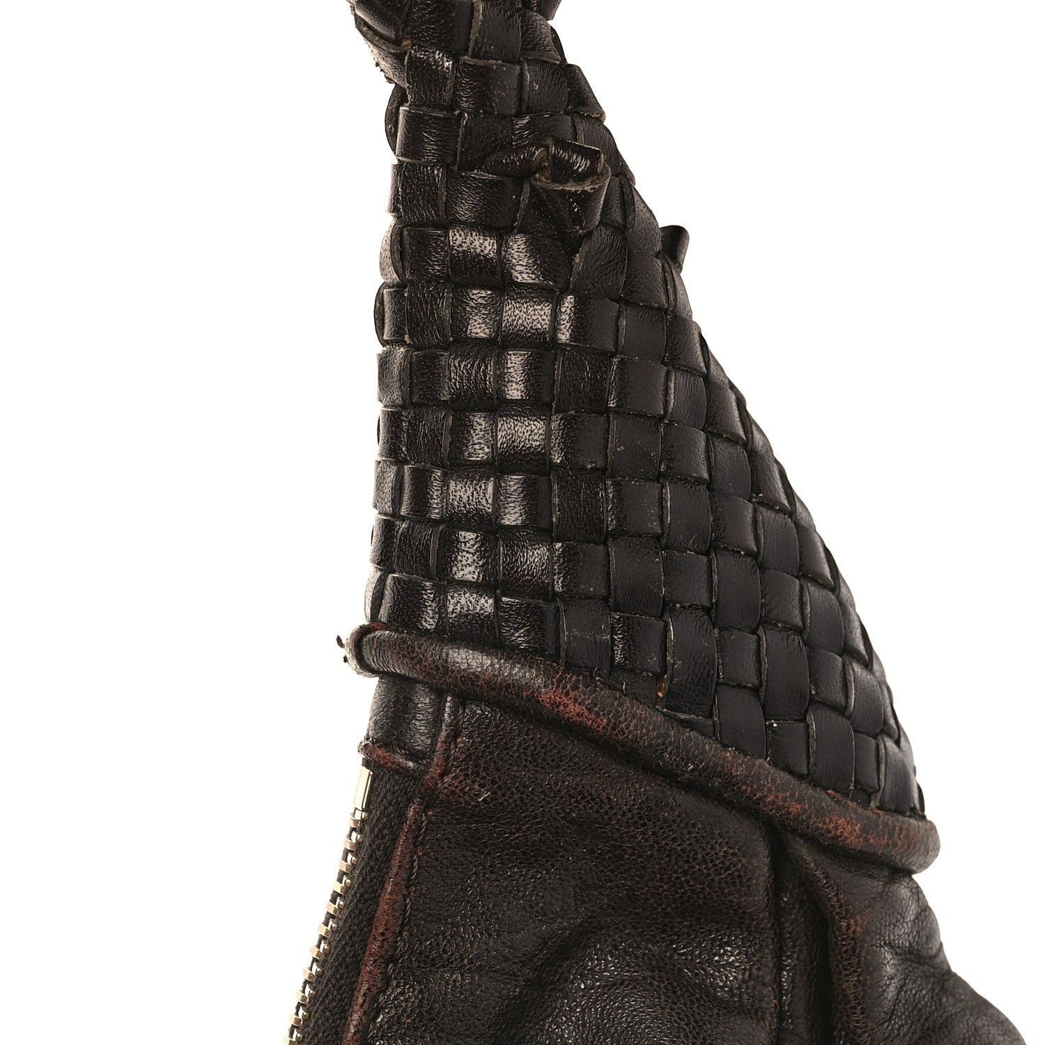 Fendi Zucca Nappa Nuvolata Vitello Tortuga Large Spy Hobo Tobacco Moro 11 of 13
