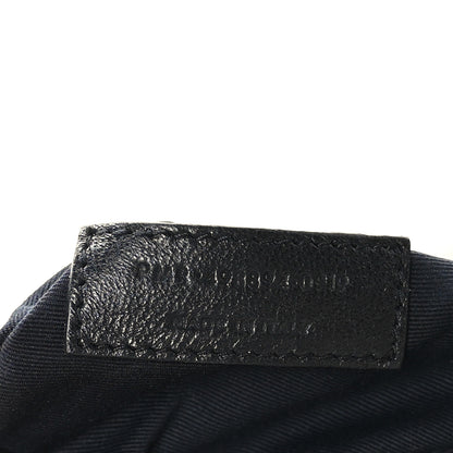 Saint Laurent Crinkled Calfskin Matelasse Monogram Medium Niki Chain Satchel Blanc Vintage 7 of 9