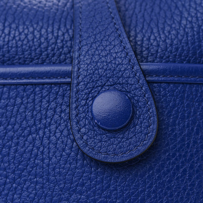 Hermes Taurillon Clemence Evelyne III PM Bleu Electrique 10 of 10