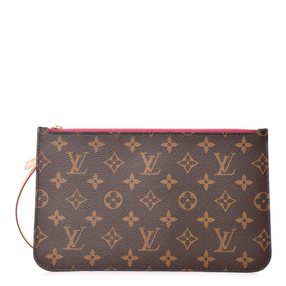 Louis Vuitton Monogram Neverfull MM GM Pochette Pivoine 1 of 9