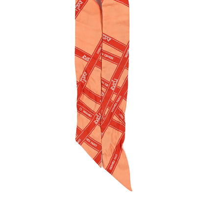 Hermes Silk Bolduc Twilly Orange 2 of 3