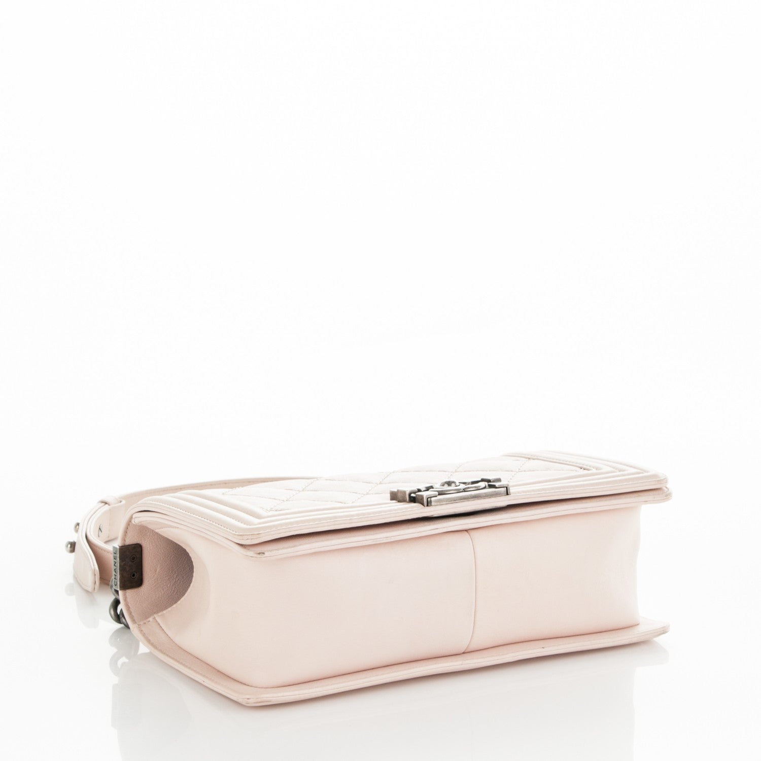 Chanel Calfskin Double Stitch Medium Boy Flap Light Pink 4 of 7