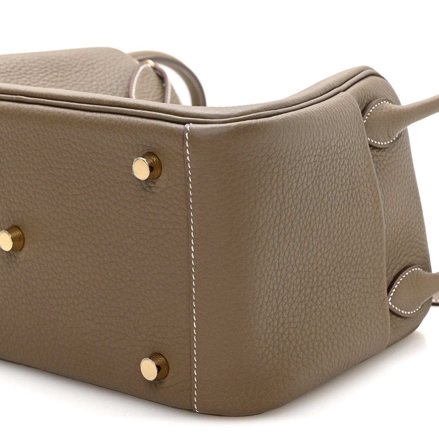 Hermes Taurillon Clemence Lindy 26 Etoupe 9 of 10