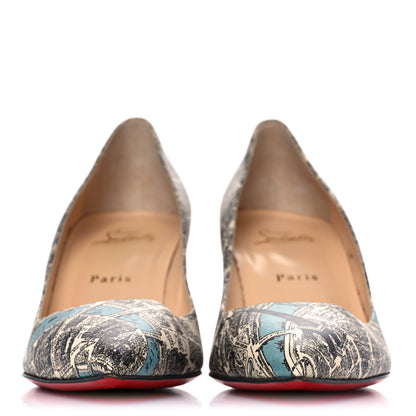 Christian Louboutin Calfskin Plan De Paris Pigalle Follies 100 Pumps 39.5 Multicolor 2 of 10