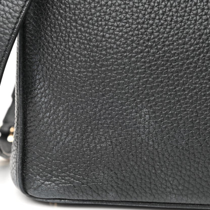 Christian Dior Bullcalf Medium Diorissimo Tote Black Rose Indien 11 of 11