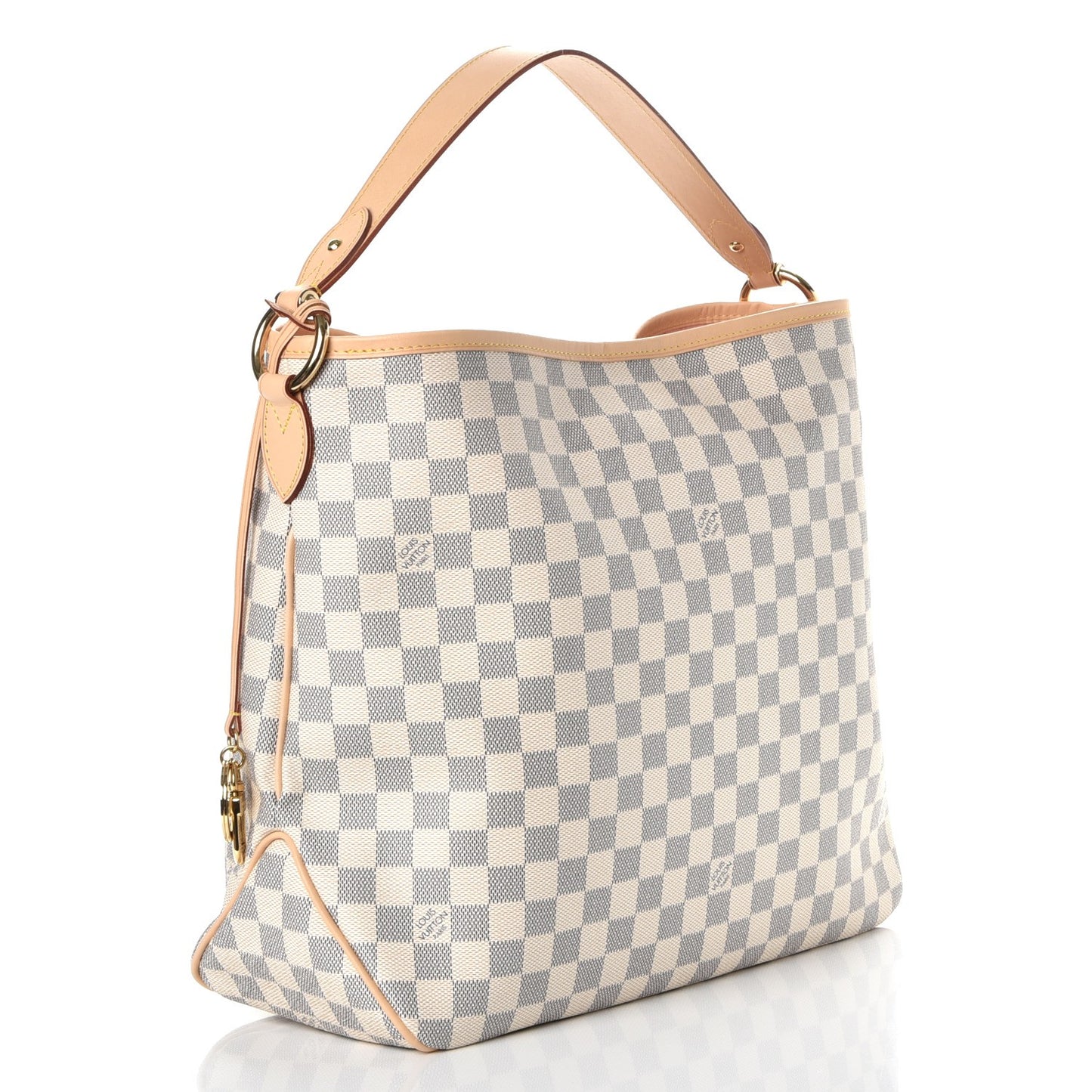 Damier Azur Delightful MM Rose Ballerine