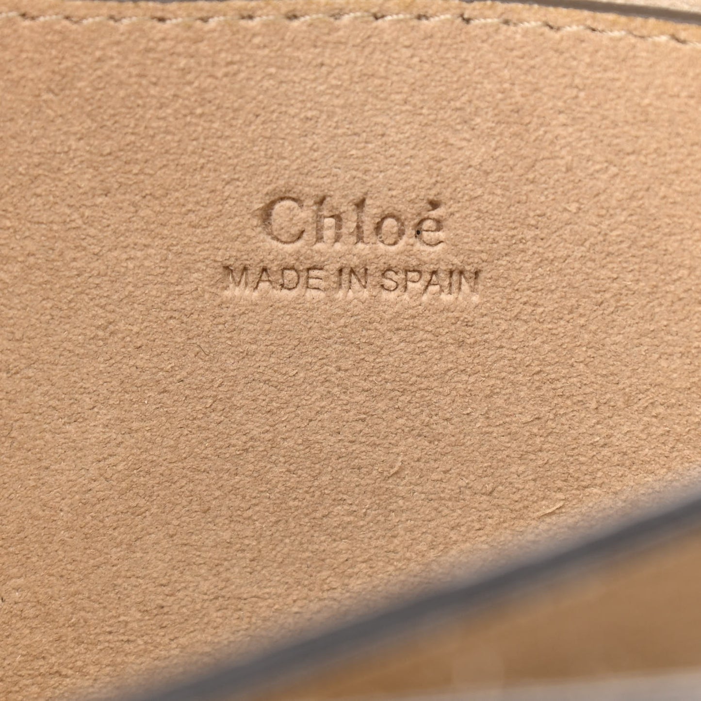 Suede Calfskin Small Faye Shoulder Bag Motty Grey