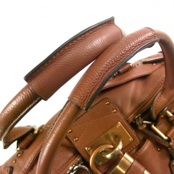 Chloe Leather Paddington Satchel Cognac 6 of 17