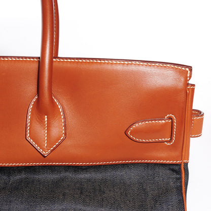 Hermes Barenia Denim JPG Birkin 42 Fauve 11 of 23