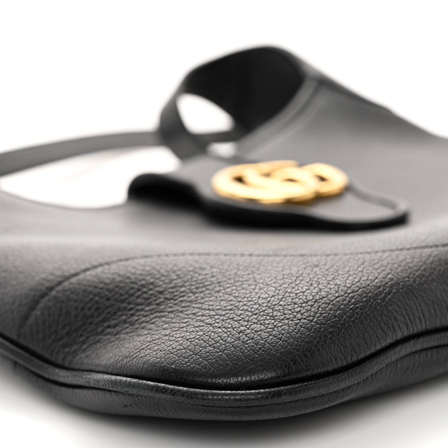 Gucci Goatskin Medium Aphrodite Shoulder Bag Black 8 of 9