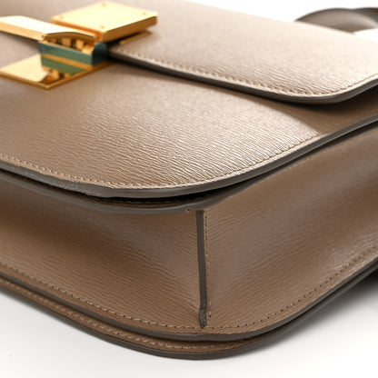 Celine Liege Calfskin Medium Classic Box Flap Bag Taupe 10 of 11