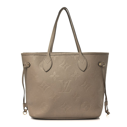 Louis Vuitton Empreinte Monogram Giant Neverfull MM Tourterelle 3 of 11