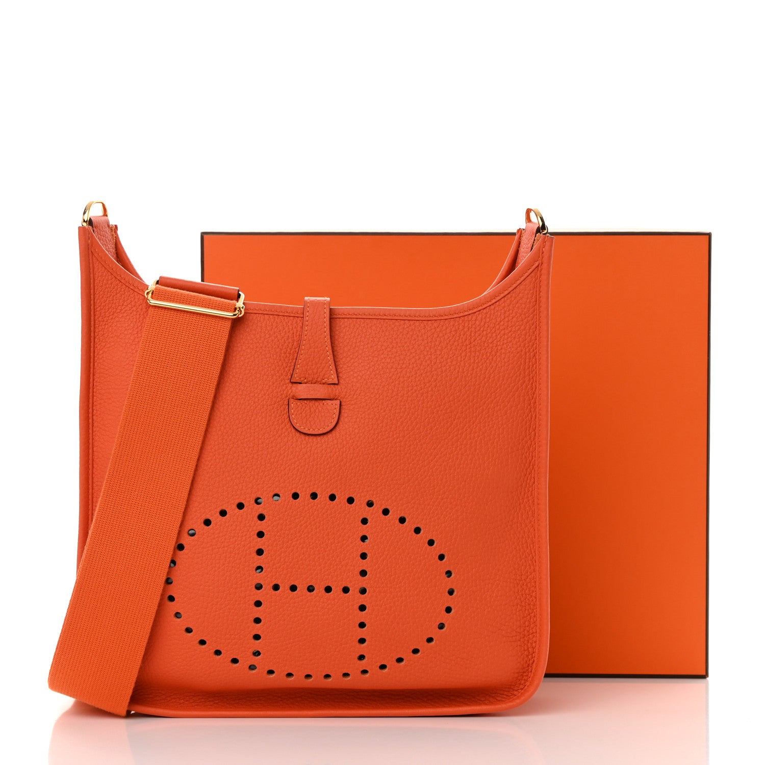 Hermes Togo Evelyne III PM Feu 11 of 11