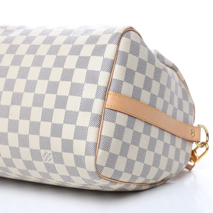 Louis Vuitton Damier Azur Speedy Bandouliere 30 8 of 13
