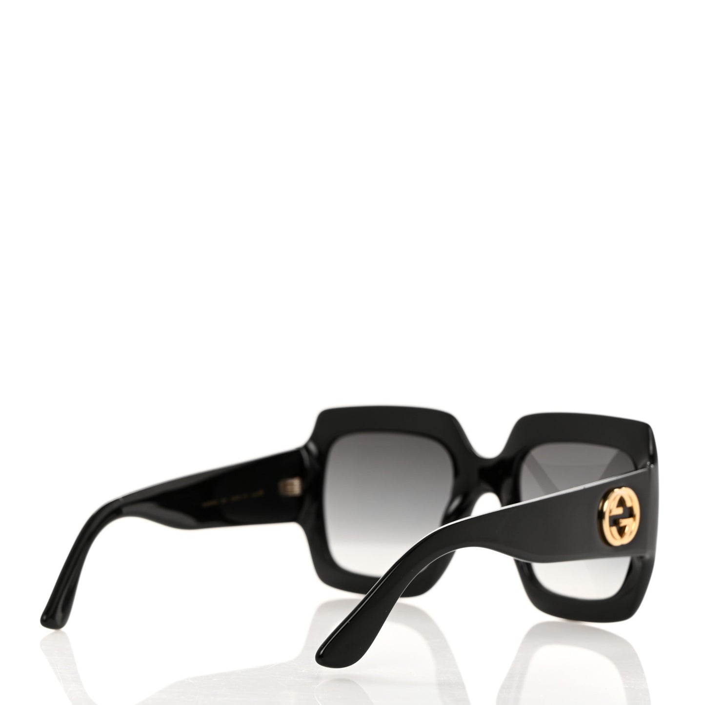Acetate Square Frame Sunglasses GG0053S Black