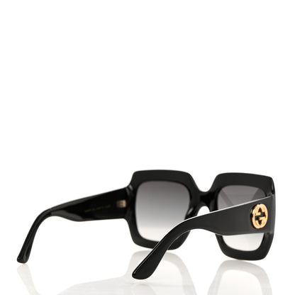 Gucci Acetate Square Frame Sunglasses GG0053S Black 4 of 8