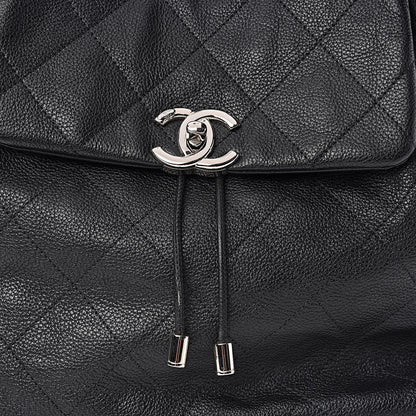 Chanel Grained Calfskin Stitched Braided With Style Backpack Black 8 of 10