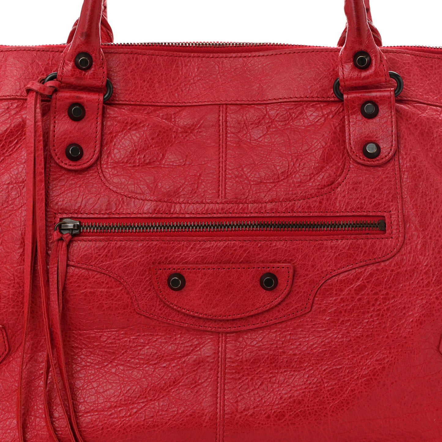Agneau Classic Hardware Work Rouge Coquelicot
