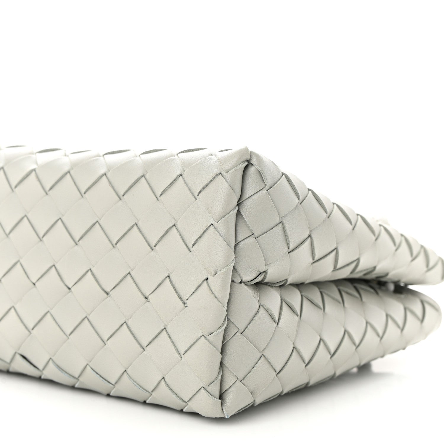 Bottega Veneta Nappa Intrecciato Small Andiamo Shoulder Bag Agate Grey 9 of 9