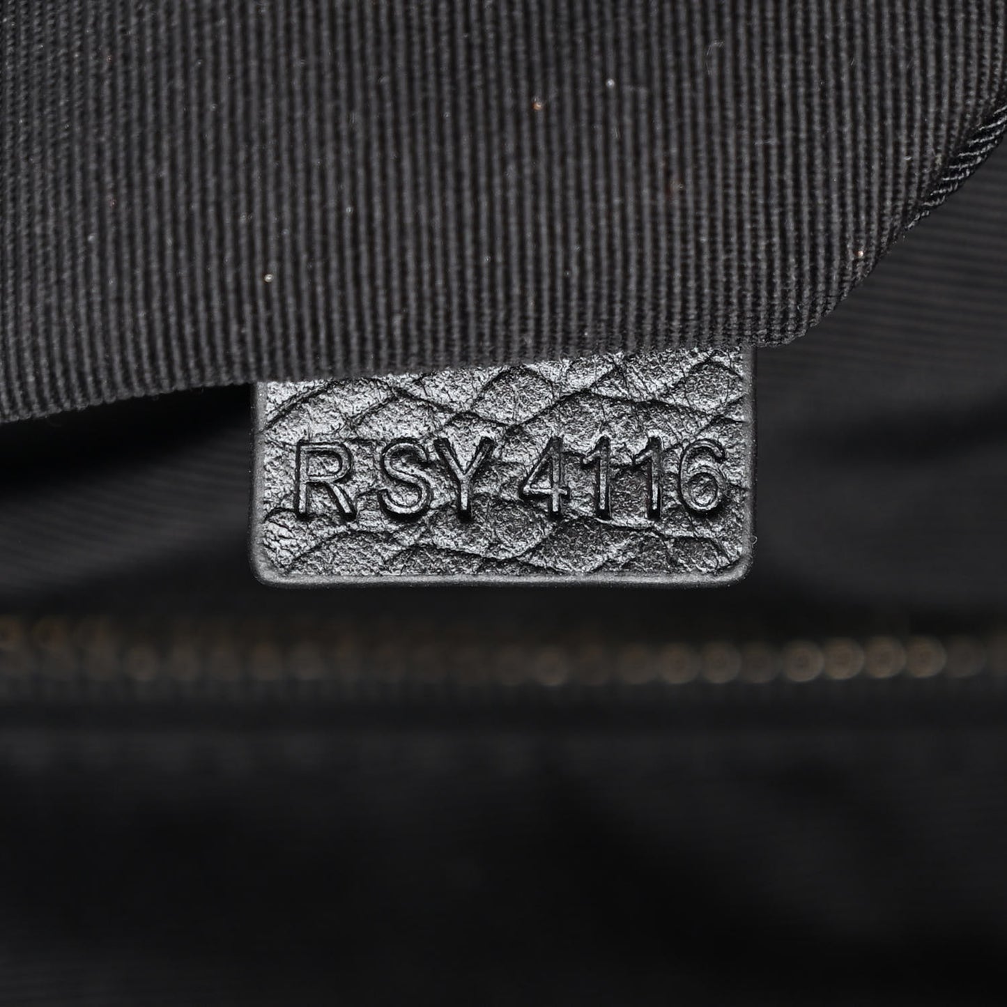 Pebbled Calfskin Biker Backpack Black